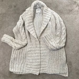 Cozy large knit cardigan